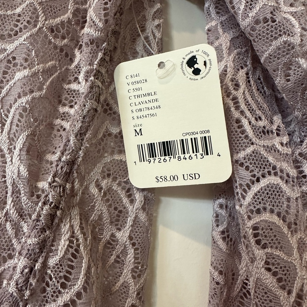 Free people intimately lace thong bodysuit NWT - Picture 4 of 4